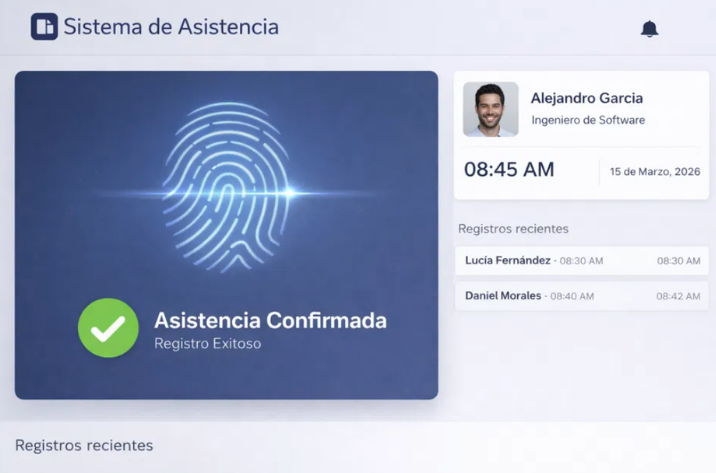 Registro de asistencia